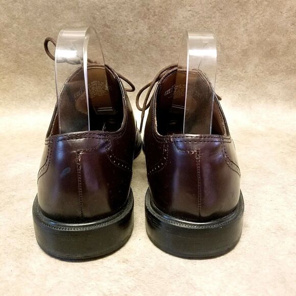 Rockport Mens Adiprene K71639 Size 8.5 Brown Lace Up Cap Toe Oxford Dress Shoes